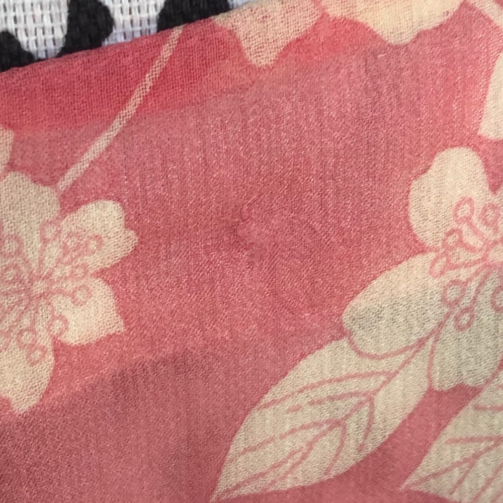❤️BNWT❤️ JOIE Pink Ivory Silk Vintage Floral Skirt - Picture 14 of 16